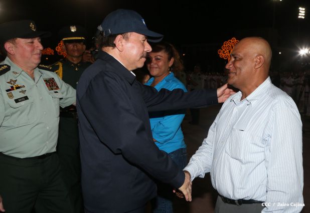 Presidente Daniel encabeza acto del 36 aniversario de constitución del Cuerpo Médico Militar del Ejército de Nicaragua