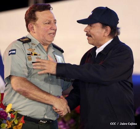 Presidente Daniel encabeza acto del 36 aniversario de constitución del Cuerpo Médico Militar del Ejército de Nicaragua