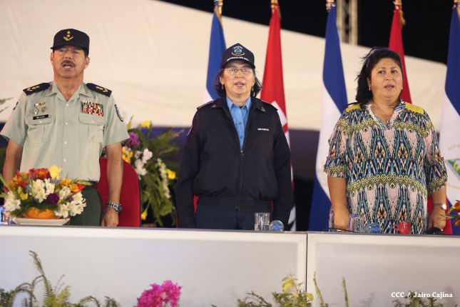Presidente Daniel encabeza acto del 36 aniversario de constitución del Cuerpo Médico Militar del Ejército de Nicaragua