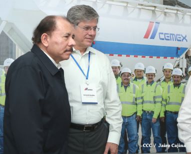 Presidente Daniel inaugura nueva planta de CEMEX en Nicaragua
