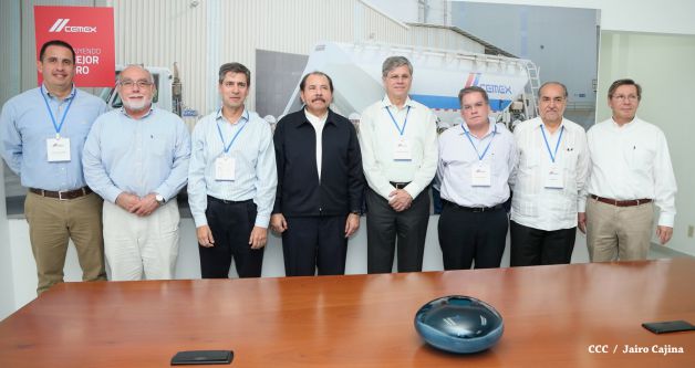 Presidente Daniel inaugura nueva planta de CEMEX en Nicaragua