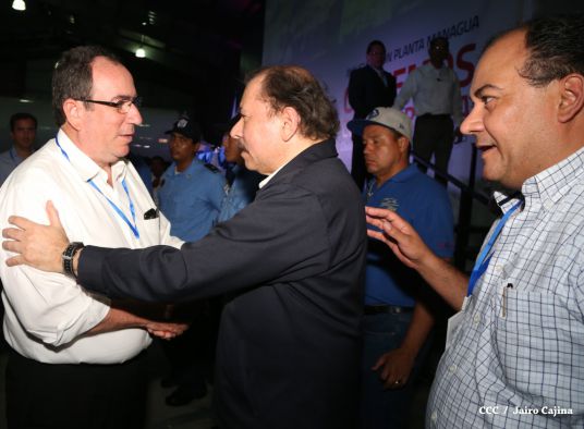 Presidente Daniel inaugura nueva planta de CEMEX en Nicaragua