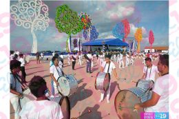 Estudiantes de los distritos V y VI desfilan enalteciendo valores de identidad y fervor patrio