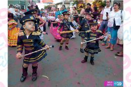 Niños de los CDI protagonizan desfile patrio en Masatepe