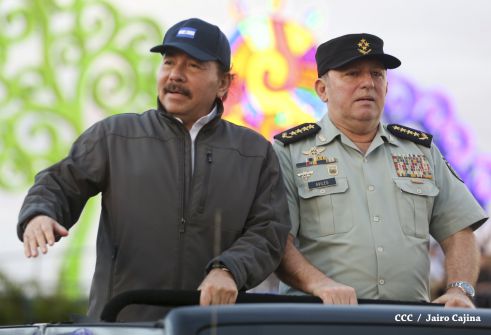 Desfile militar Pueblo-Ejército en Plaza de la Fé "Juan Pablo II"