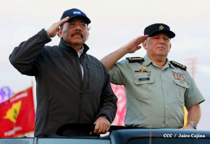 Desfile militar Pueblo-Ejército en Plaza de la Fé "Juan Pablo II"