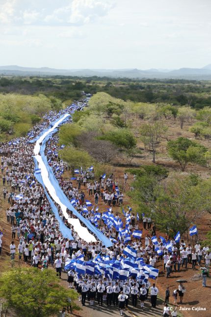 Miles de Jóvenes expresan su Orgullo de ser nicaragüenses en spot en homenaje a la Patria