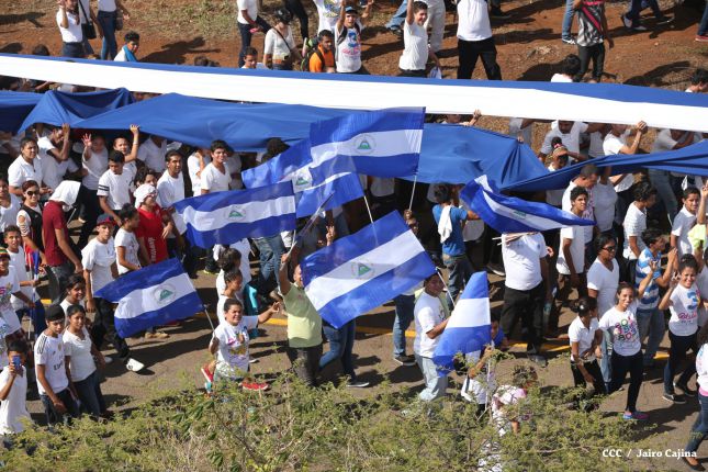 Miles de Jóvenes expresan su Orgullo de ser nicaragüenses en spot en homenaje a la Patria