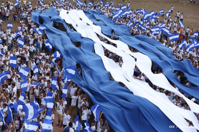 Miles de Jóvenes expresan su Orgullo de ser nicaragüenses en spot en homenaje a la Patria