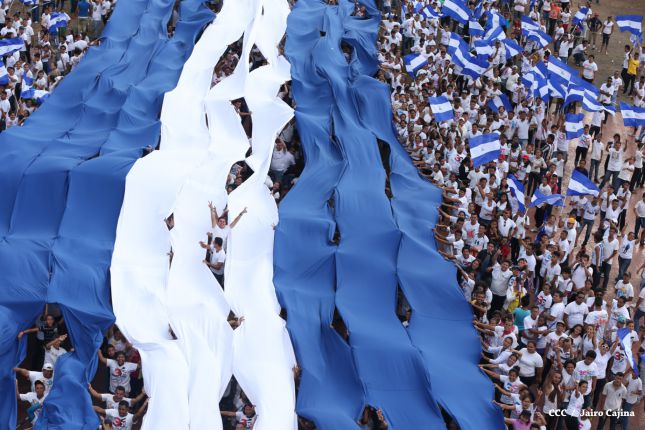 Miles de Jóvenes expresan su Orgullo de ser nicaragüenses en spot en homenaje a la Patria