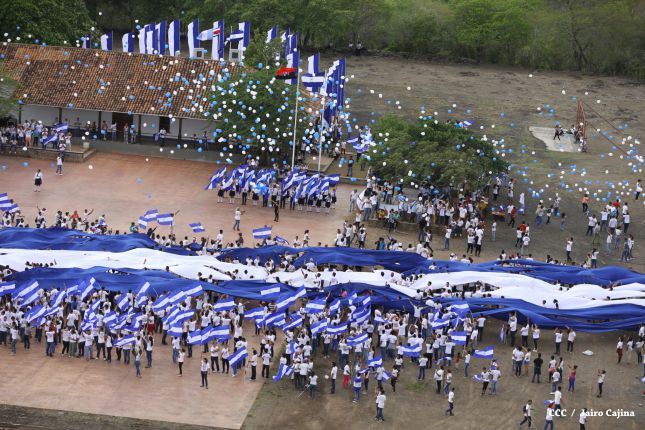 Miles de Jóvenes expresan su Orgullo de ser nicaragüenses en spot en homenaje a la Patria