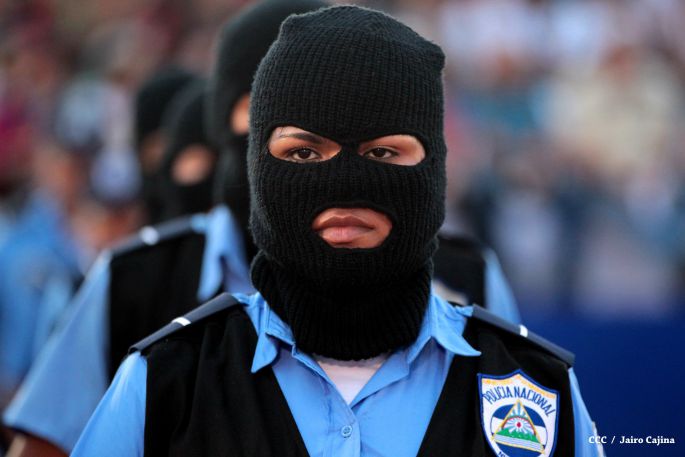 Presidente Daniel y Compañera Rosario participan en acto del 36 Aniversario de la Policía Nacional