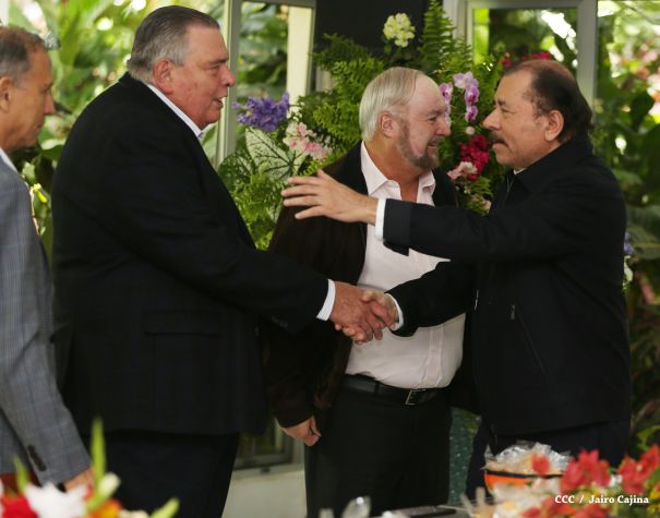 Presidente Daniel y Compañera Rosario sostienen encuentro con el empresario mexicano Carlos Slim