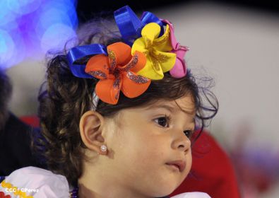 Presidente Daniel y Compañera Rosario participan del Desfile Patrio 2015