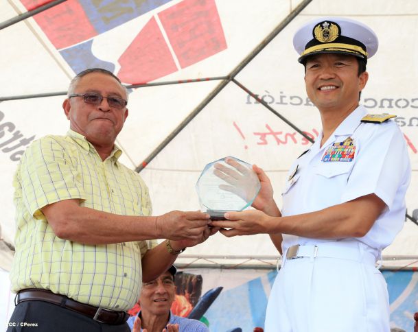 Recibe Nicaragua visita de buques-escuela de las fuerzas de autodefensa de Japón