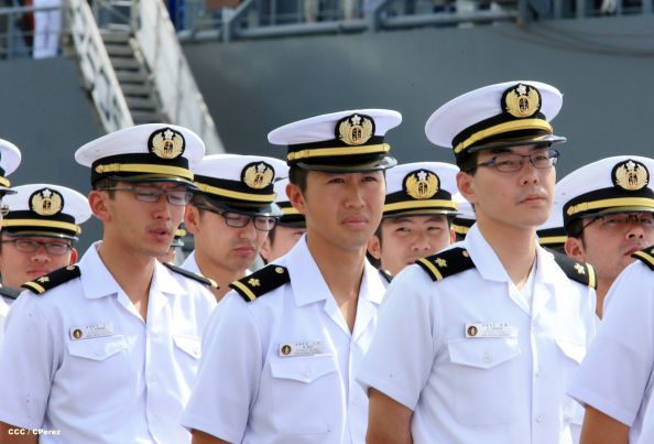 Recibe Nicaragua visita de buques-escuela de las fuerzas de autodefensa de Japón