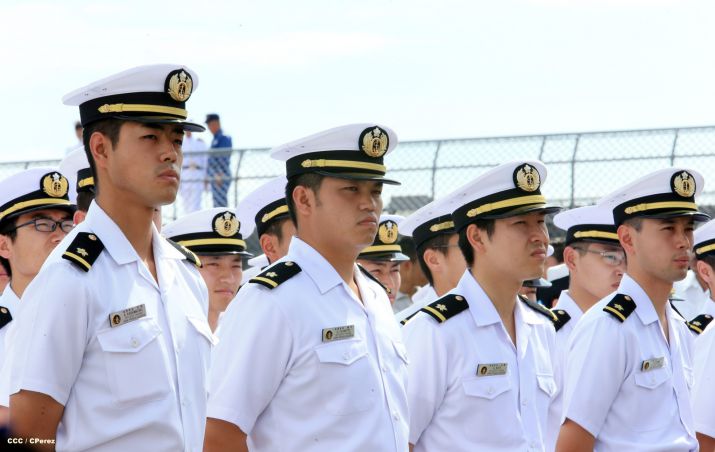 Recibe Nicaragua visita de buques-escuela de las fuerzas de autodefensa de Japón