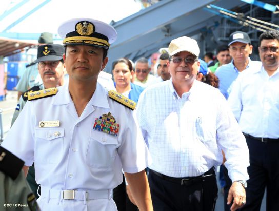 Recibe Nicaragua visita de buques-escuela de las fuerzas de autodefensa de Japón