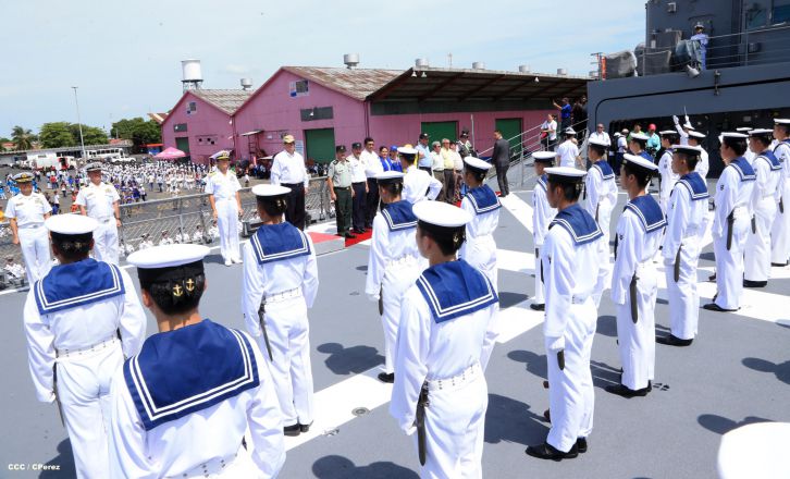 Recibe Nicaragua visita de buques-escuela de las fuerzas de autodefensa de Japón