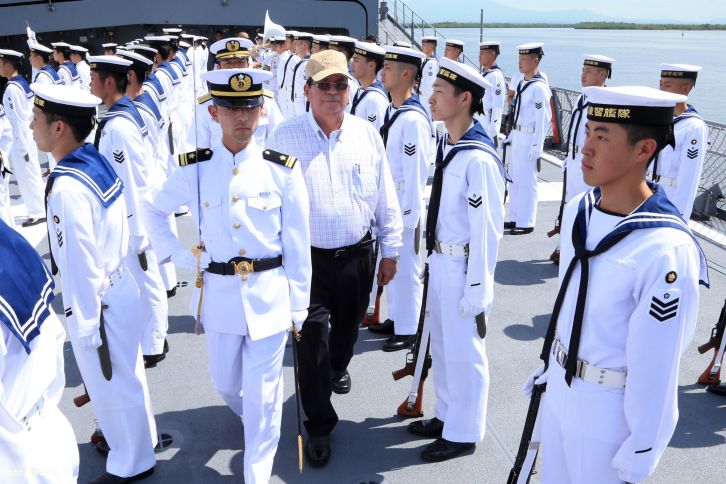 Recibe Nicaragua visita de buques-escuela de las fuerzas de autodefensa de Japón