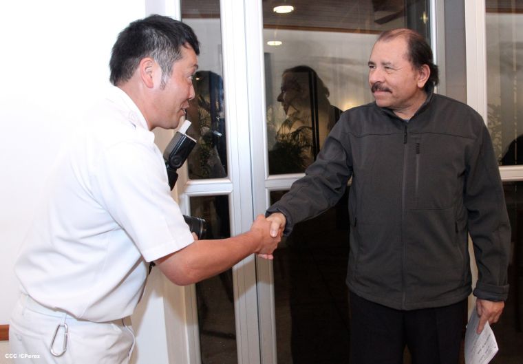 Presidente Daniel se reúne con miembros de la Fuerza Marítima de Autodefensa de Japón