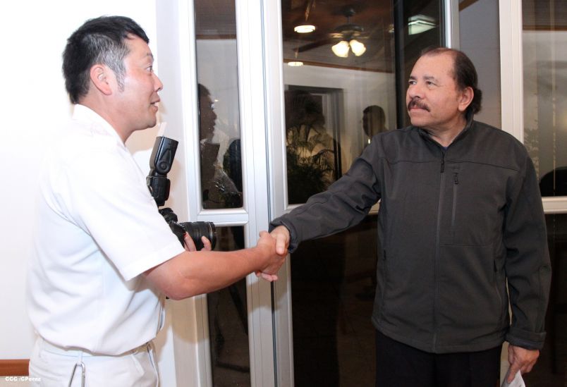 Presidente Daniel se reúne con miembros de la Fuerza Marítima de Autodefensa de Japón