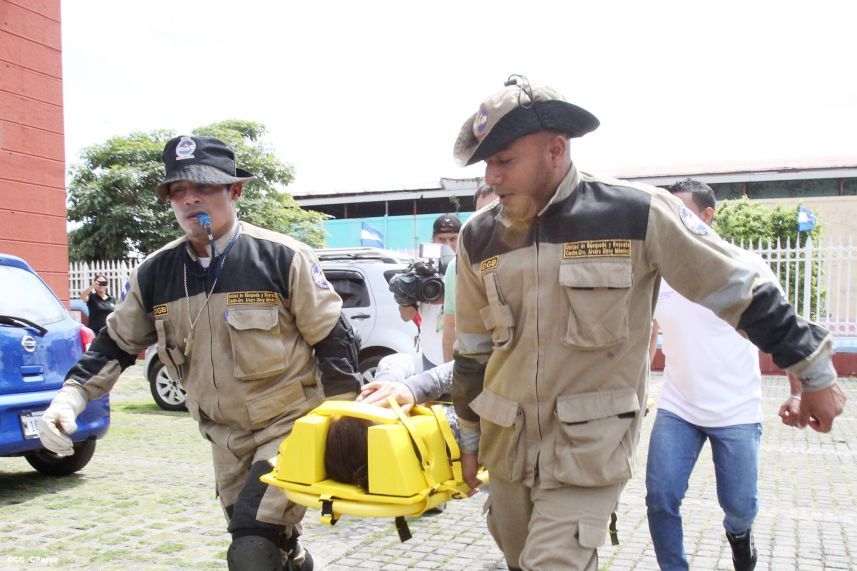 Nicaragua desarrolla Simulacro Nacional ante Desastres