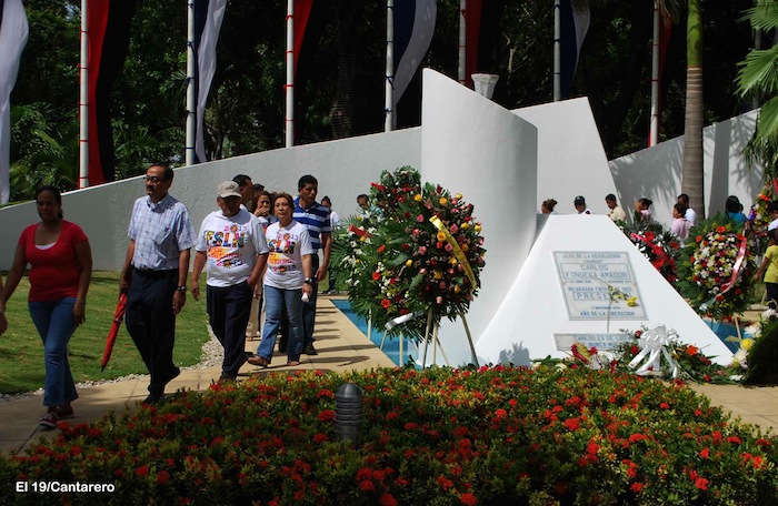 Nicaragua celebra 77 Natalicio del Comandante Carlos Fonseca 