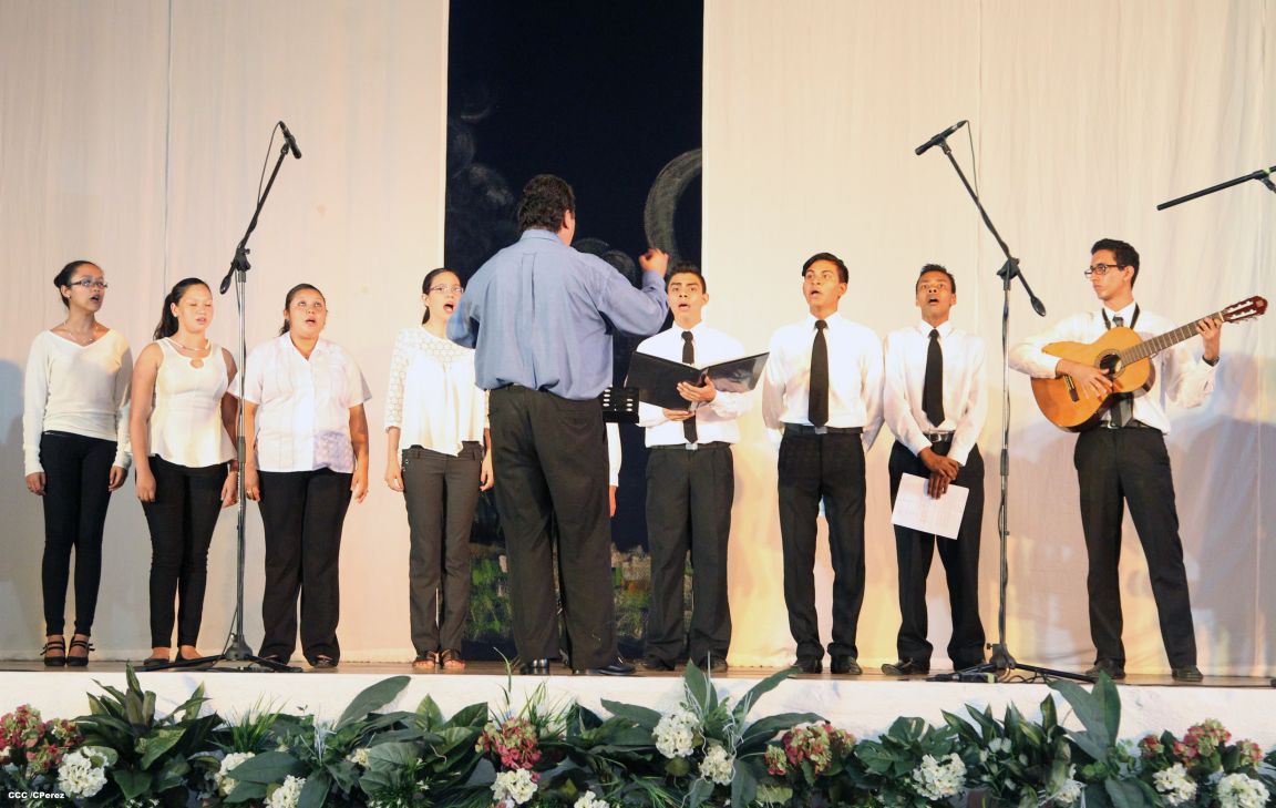 Celebran onomástico de Cardenal Miguel Obando Bravo con encuentro Coral de Música Nicaragüense