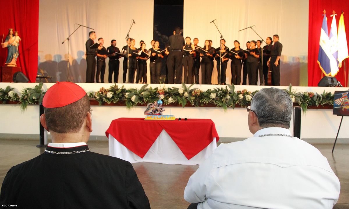 Celebran onomástico de Cardenal Miguel Obando Bravo con encuentro Coral de Música Nicaragüense