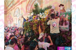 San Jerónimo recorre calles de Masaya para llevar la palabra de Dios