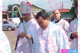 San Jerónimo recorre calles de Masaya para llevar la palabra de Dios