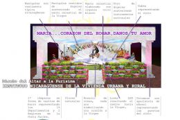 Instituciones presentan diseños para los Altares a la Purísima Concepción de María