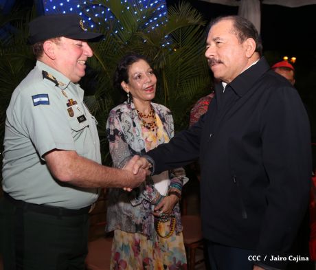 Presidente Daniel y Compañera Rosario presiden celebración del 36 Aniversario del MIGOB