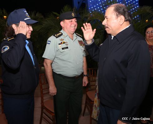 Presidente Daniel y Compañera Rosario presiden celebración del 36 Aniversario del MIGOB