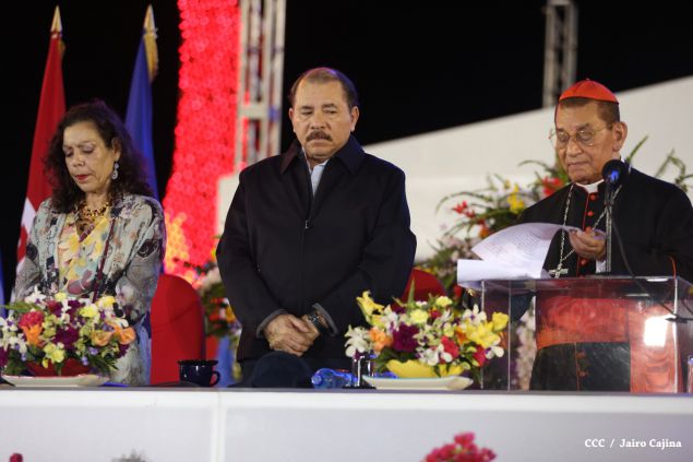 Presidente Daniel y Compañera Rosario presiden celebración del 36 Aniversario del MIGOB