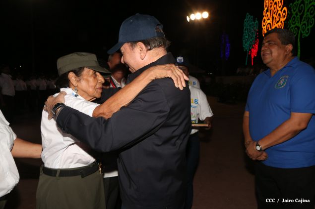 Presidente Daniel y Compañera Rosario presiden celebración del 36 Aniversario del MIGOB