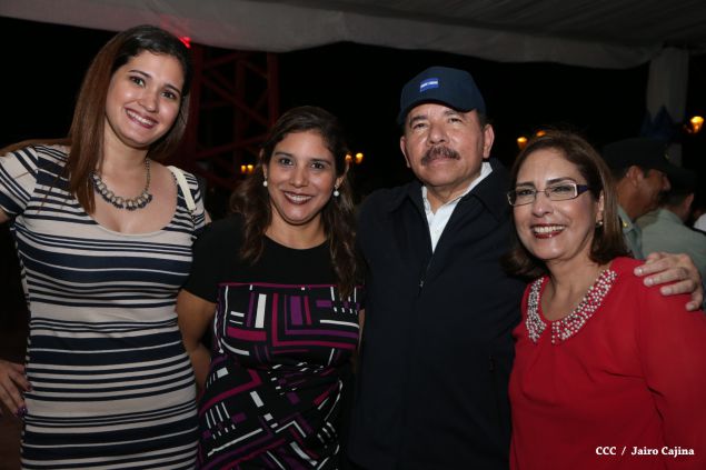 Presidente Daniel y Compañera Rosario presiden celebración del 36 Aniversario del MIGOB