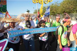 Caminata Trabajo y Paz... Unida, Nicaragua Triunfa!