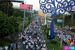 Caminata Trabajo y Paz... Unida, Nicaragua Triunfa!