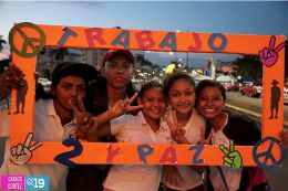 Caminata Trabajo y Paz... Unida, Nicaragua Triunfa!