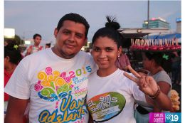 Caminata Trabajo y Paz... Unida, Nicaragua Triunfa!