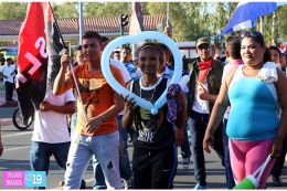 Caminata Trabajo y Paz... Unida, Nicaragua Triunfa!