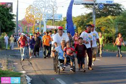 Caminata Trabajo y Paz... Unida, Nicaragua Triunfa!