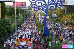 Caminata Trabajo y Paz... Unida, Nicaragua Triunfa!