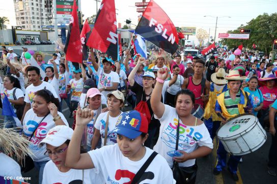 Más fotos de la Caminata Trabajo y Paz… Unida, Nicaragua Triunfa!