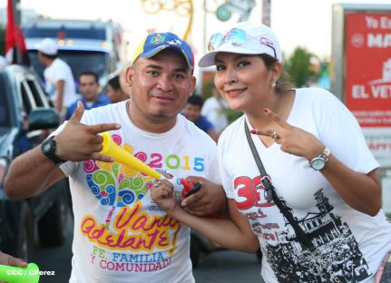 Más fotos de la Caminata Trabajo y Paz… Unida, Nicaragua Triunfa!