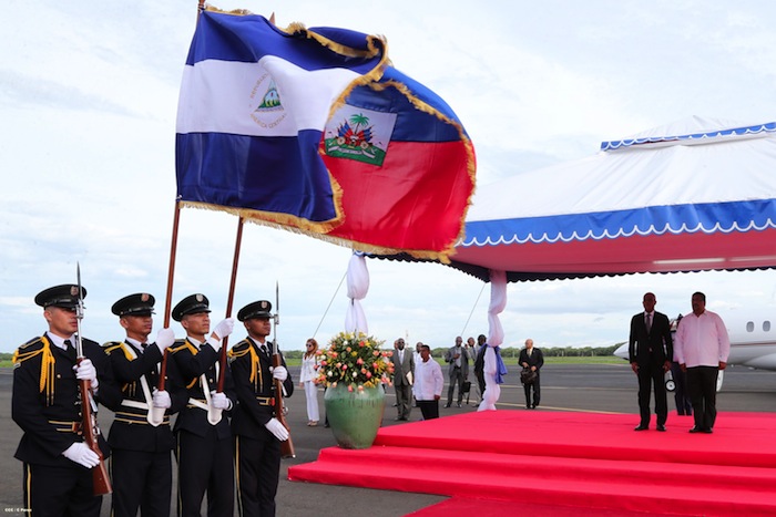 Presidente Martelly arriba a Nicaragua para participar en Cumbre de Petrocaribe