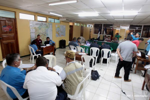 Simulacro protector ante huracanes en la Costa Caribe