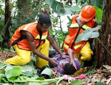 Simulacro protector ante huracanes en la Costa Caribe